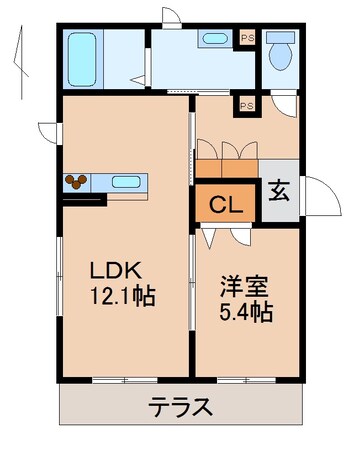 和歌山市駅 バス5分  日赤医療センター前下車：停歩8分 1階の物件間取画像